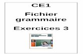 CE1 Fichier grammaire Exercices 3 - CanalBlog