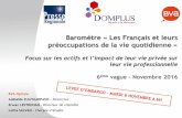 Baromètre « Les Français et leurs préoccupations de la vie ...
