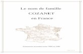 Le nom de famille COZANET en France - wifeo.com