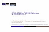 CSC 3102 – Sujets de TP Introduction aux systèmes d ...