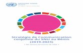 Stratégie de Communication conjointe du SNU au Bénin (2019 ...