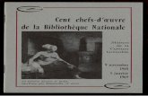 Cent chefs-d'œuvre de la Bibliothèque Nationale