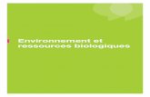 Environnement et ressources biologiques