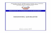 Manuel Qualité DPM RDC du 05. 07. 2019 dernière version