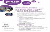 SPÉCIALITÉ TECHNOLOGIES DE L’INFORMATION POUR LA SANTÉ