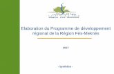 Elaboration du Programme de développement régional de la ...