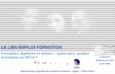 LE LIEN EMPLOI-FORMATION - orm-paca.org