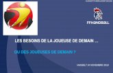 OU DES JOUEUSES DE DEMAIN - Ligue Francophone de Handball