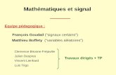 Mathématiques et signal - IOGS - Catalogue des Cours