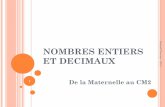 NOMBRES ENTIERS ET DECIMAUX - ac-lyon.fr