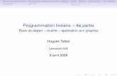 Programmation lineaire – 4e partie´ - ESIEE