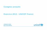 Comptes annuels Exercice 2012 - UNICEF France