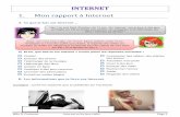 1. Mon rapport a Internet - Accueil - Entre-vues