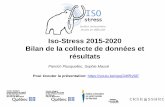 Iso-Stress 2015-2020 Bilan de la collecte de données et ...