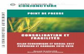 CONSOLIDATION ET FRAGILITÉS - Le Centre Marocain de ...
