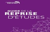 GUIDE DE LA REPRISE D’ÉTUDES - univ-rennes1.fr