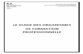 LE GUIDE DES ORGANISMES DE FORMATION PROFESSIONNELLE