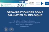 ORGANISATION DES SOINS PALLIATIFS EN BELGIQUE