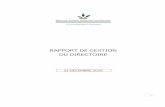 RAPPORT DE GESTION DU DIRECTOIRE - Crédit agricole du Maroc