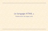 Le langage HTML - Prof-TC