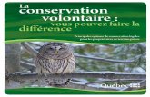 conservation La volontaire - Organisme de conservation