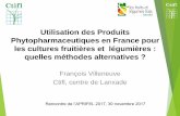 Utilisation des Produits Phytopharmaceutiques en France ...
