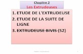 1.ETUDE DE L'EXTRUDEUSE 2.ETUDE DE LA SUITE DE LIGNE 3 ...