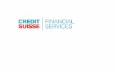 RECENTRAGE DE CREDIT SUISSE FINANCIAL SERVICES