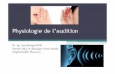 Physiologie de l’audition - ISST