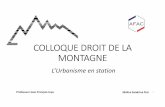 COLLOQUE DROIT DE LA MONTAGNE - CDMF Avocats