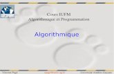Cours IUFM Algorithmique et Programmation