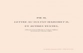 La lettre à Mahomet II - halshs.archives-ouvertes.fr