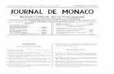 CENT QUARANTE-SIXIEME ANNEE - Journal de Monaco