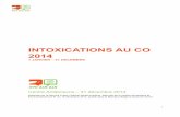 INTOXICATIONS AU CO 2014