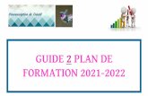 GUIDE 2 PLAN DE FORMATION 2021-2022