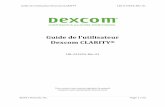 Guide de l’utilisateur Dexcom CLARITY