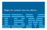 Principes de conduite dans les affaires IBM