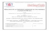 RÉSULTATS DE LA CHIRURGIE CARDIAQUE AU CHU HASSAN 2 ( …