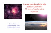 La recherche de la vie dans l’Univers: 50 ans d ...