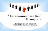 La communication Groupale