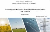 Développement des énergies renouvelables en Tunisie