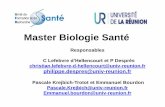 Master Biologie Santé - UFR Santé - UFR Santé