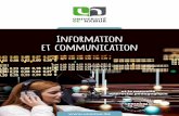 Information et communication - Assister aux cours de ...