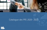 Catalogue des PFE 2020- 2021 - ENET'Com