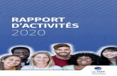 RAPPORT D’ACTIVITÉS 2020 - FIPF
