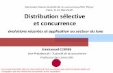 Séminaire Nasse Autorité de la concurrence/DG Trésor Paris ...