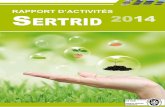 RAPPORT D’ACTIVITés SERTRID 2014