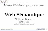 W eb Sémantique - EMSE