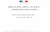 RECUEIL DES ACTES ADMINISTRATIFS - Rhone