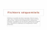 Fichiers séquentiels - Université Laval